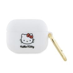 HELLO KITTY Hello Kitty Silikonski 3D Kitty Head - etui za AirPods Pro (bel)