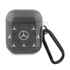 MERCEDES Mercedes Veliki zvezdni vzorec - etui za AirPods 1/2 generacije (črn)