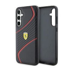 Ferrari Kovinski logotip Ferrari Twist - Ohišje za Samsung Galaxy S23 FE (črno)