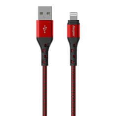 Energizer Energizer Ultimate - Povezovalni kabel USB-A na Lightning s certifikatom MFi 2 m (rdeč)