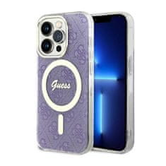 Guess Ohišje Guess 4G MagSafe - iPhone 14 Pro (vijolično)