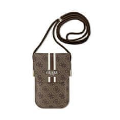 Guess Guess 4G Stripes - Torbica za telefon (rjava)