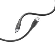 CellularLine Cellularline Soft Cable - Kabel USB-C z USB-C 1,2 m (črn)