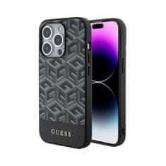 Guess Ohišje Guess GCube Stripes MagSafe - iPhone 15 Pro (črno)