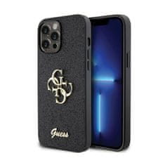 Guess Ohišje Guess Glitter Script Big 4G - iPhone 13 Pro Max (črno)