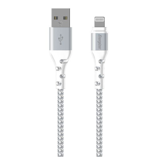 Energizer Energizer Ultimate - Povezovalni kabel USB-A z Lightningom s certifikatom MFi 2 m (bel)