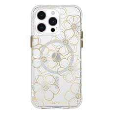 case-mate Ohišje Case-Mate Floral Gems MagSafe - ohišje za iPhone 15 Pro Max (zlato)