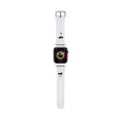 Karl Lagerfeld Karl Lagerfeld 3D gumijasti trak Karl &amp; Choupette Heads NFT za Apple Watch 42/44/45/49 mm (bel)