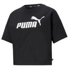 Puma Majice črna S Ess Cropped Logo