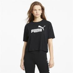 Puma Majice črna S Ess Cropped Logo