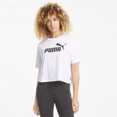 Puma Majice bela M Ess Cropped Logo