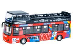 Toys Kovinska dvonadstropna odpiralna vrata AUTOBUS ZA2094