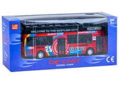 Toys Kovinska dvonadstropna odpiralna vrata AUTOBUS ZA2094