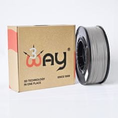 3WAY PLA Pro Filament 1,75 mm Siva 1 kg