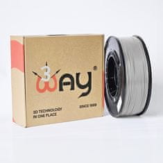 3WAY ABS Pro Filament 1,75 mm Svetlo Siva 1 kg