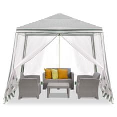 WOWO Garden Gazebo 3X3m - Bel komercialni vrtni šotor 3X3m za zabave