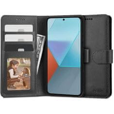 Tech-protect Wallet knjižni ovitek za Xiaomi Redmi Note 13 4G, črna