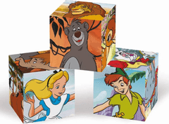 Clementoni Disneyjeve pravljice s slikovnimi kockami, 6 kock