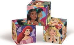 Clementoni Disneyjeve princese s slikovnimi kockami, 6 kock