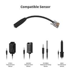 Sonoff Adapter 2.5mm na RJ9 za senzor temperature, vlažnosti in podaljšek