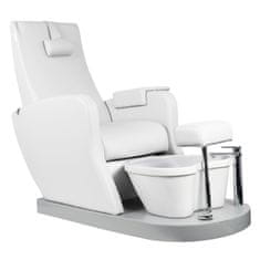 AZZURRO Azzurro 016B pedikerski spa stol bele barve