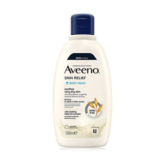 Aveeno Vlažilni gel za tuširanje brez parfuma Skin Relief (Body Wash) 500 ml