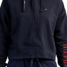 Tommy Hilfiger Športni pulover črna 178 - 183 cm/XL Cropped Zip