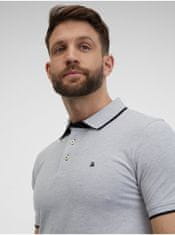 Jack&Jones Moška Paulos Polo majica Siva L