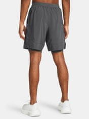 Under Armour Kratke Hlače UA LAUNCH 7'' 2-IN-1 SHORTS-GRY L