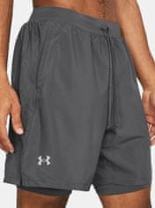 Under Armour Kratke Hlače UA LAUNCH 7'' 2-IN-1 SHORTS-GRY L