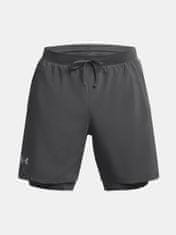 Under Armour Kratke Hlače UA LAUNCH 7'' 2-IN-1 SHORTS-GRY L