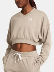 Under Armour Pulover UA Rival Terry OS Crop Crw-BRN S