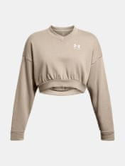 Under Armour Pulover UA Rival Terry OS Crop Crw-BRN S