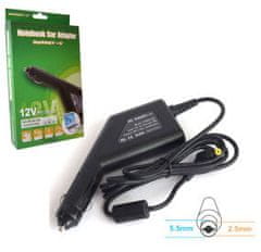 Green Cell Avto polnilec - adapter za prenosnik CA22 / 20V 3.25A /5.5x2.5mm HP/COMPAQ/ACER/FUJITSU-SIEMENS/GERICOM/COMPAL/DELL/HITACHI/TOSHIBA/NEC