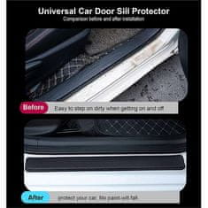 Netscroll Nalepke za zaščito avtomobilskih pragov (4 kos.), zaščita za avto, nalepke za avto so vodooporne, primerne za vsako vozilo, nezahtevno vzdrževanje, Stickers4Car