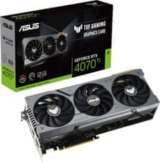 ASUS Grafična kartica TUF GeForce RTX 4070 Ti GAMING, 12GB GDDR6X, PCI-E 4.0