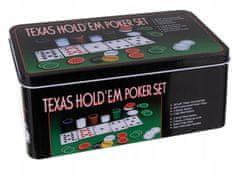 Kruzzel Texas Holdem poker set 200 žetonov