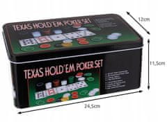 Kruzzel Texas Holdem poker set 200 žetonov