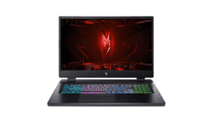 Acer Nitro 17 AN17-41-R13H prenosnik, R7 7840HS, 32GB, 512GB, RTX4070, 165Hz, DOS (NH.QKNEX.008)