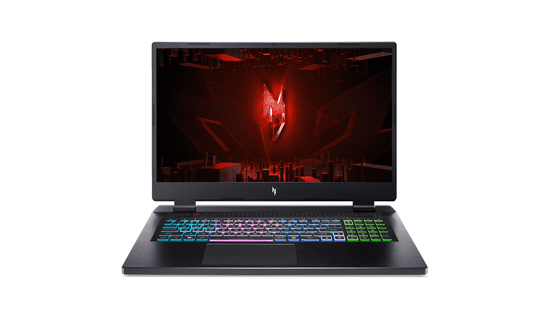 Acer Nitro 17 AN17-41-R1TT prenosnik, R7 7840HS, 16GB, 512GB, RTX4050, 165Hz, DOS (NH.QKLEX.009)