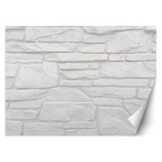 shumee Stenska poslikava, bela kamnita stena - 100x70