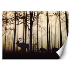 shumee Stenska poslikava, Živali v gozdu - 100x70