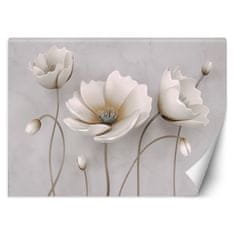 shumee Stenska poslikava, Abstraktne 3D rože - 100x70