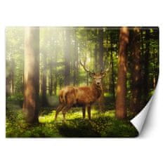 shumee Stenska poslikava Jelen v gozdu - 150x105