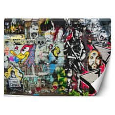 shumee Stenska poslikava, barviti street art grafiti - 100x70