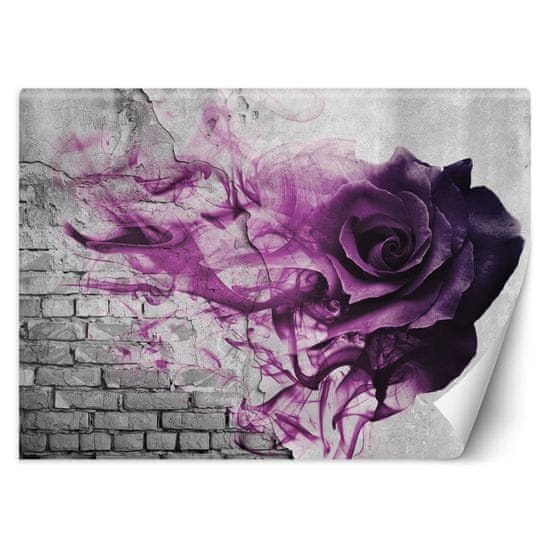 shumee Stenska poslikava, dim iz vijolične vrtnice - 150x105