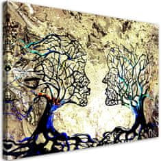 shumee Slika na platnu, abstrakcija Kiss tree love - 90x60