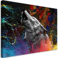 shumee Slika na platnu, Živalska narava volka - 100x70