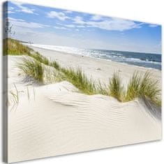 shumee Slika na platnu, Morska plaža Pokrajina Baltskega morja - 90x60