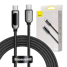 BASEUS Kabel USB-C do USB-C Baseus Display, 100 W, 2 m (črn)